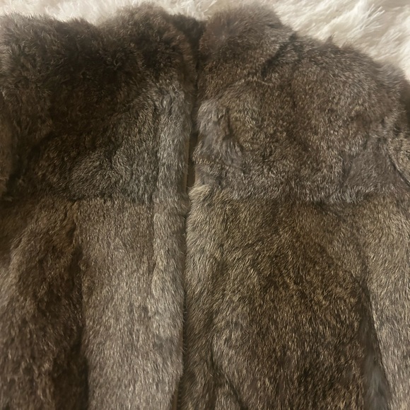Niki Luxurious Rabbit Fur Jacket with 100% Satin Lining. - Picture 2 of 7